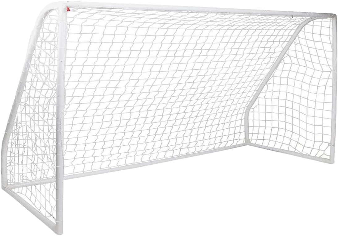 CHARLES BENTLEY Kids, Junior, 8ftx4ft, Plastic, Portable, White, Football Goal,...