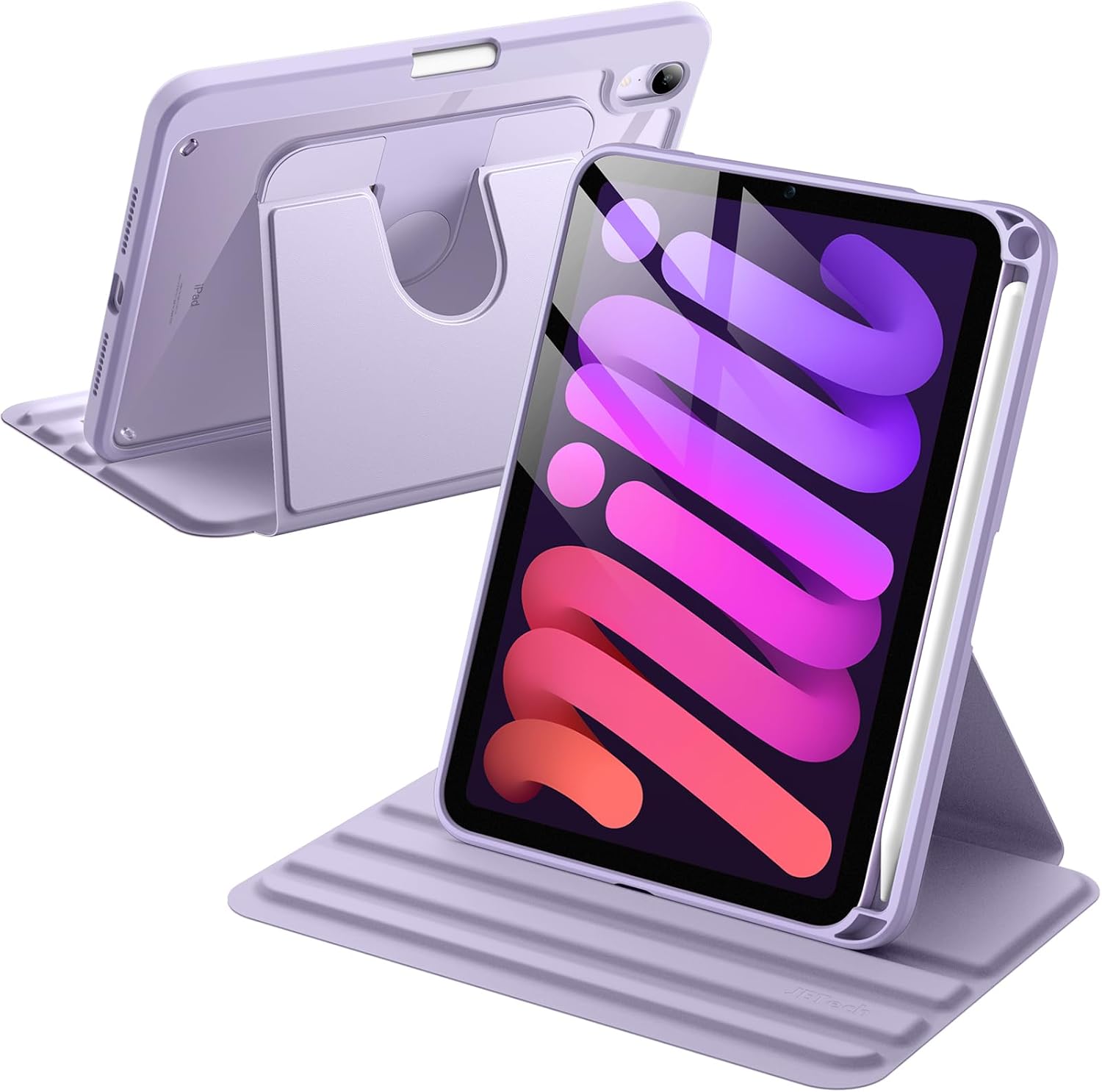 JETech Rotating Case for iPad Mini (A17 Pro, 2024 Model, 7th Generation) / Mini...