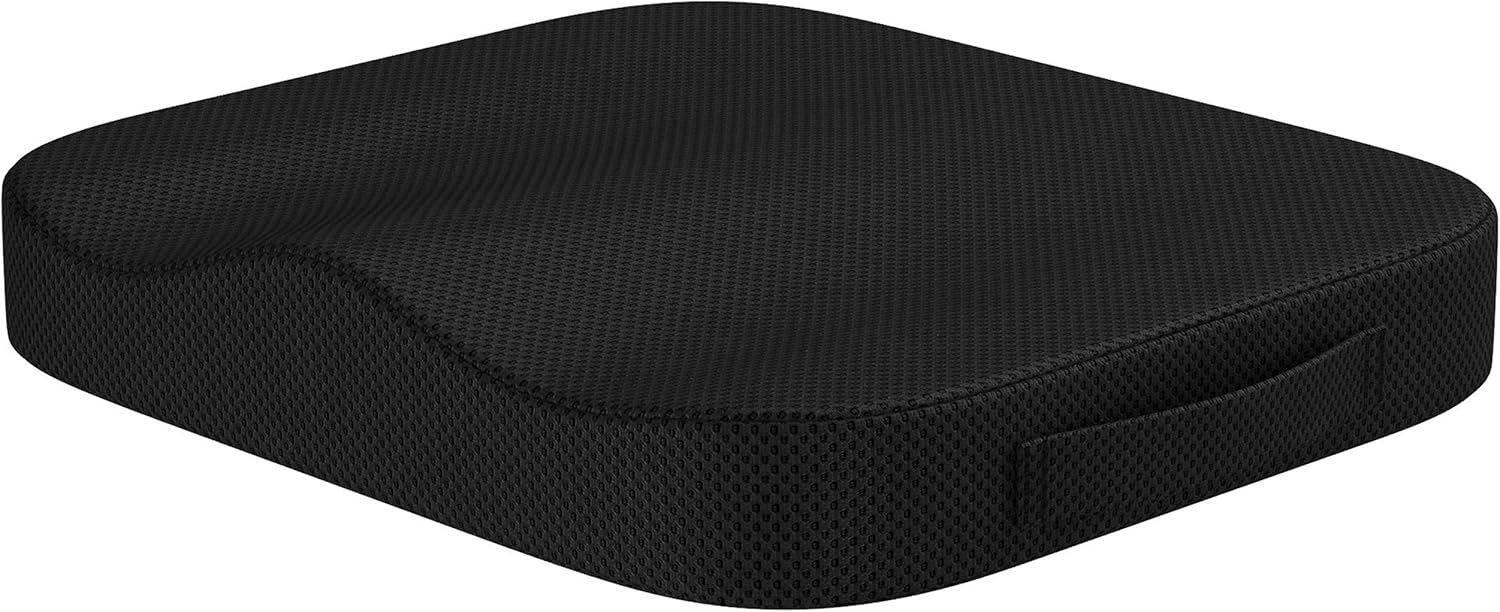 bonmedico Memory Foam Seat Cushion for Office Chair - Non-Slip, Seat Pads for Co...