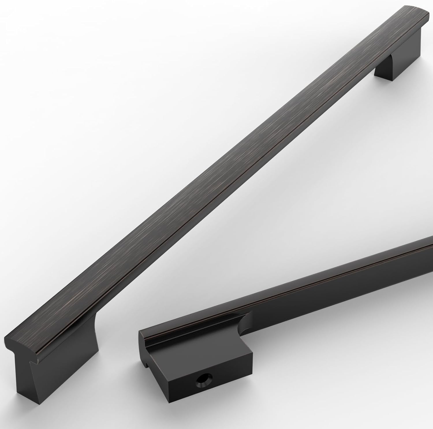 Asidrama 10 Pack 10 Inch(254mm) Oil Rubbed Bronze Kitchen Cabinet Handles, Cabin...