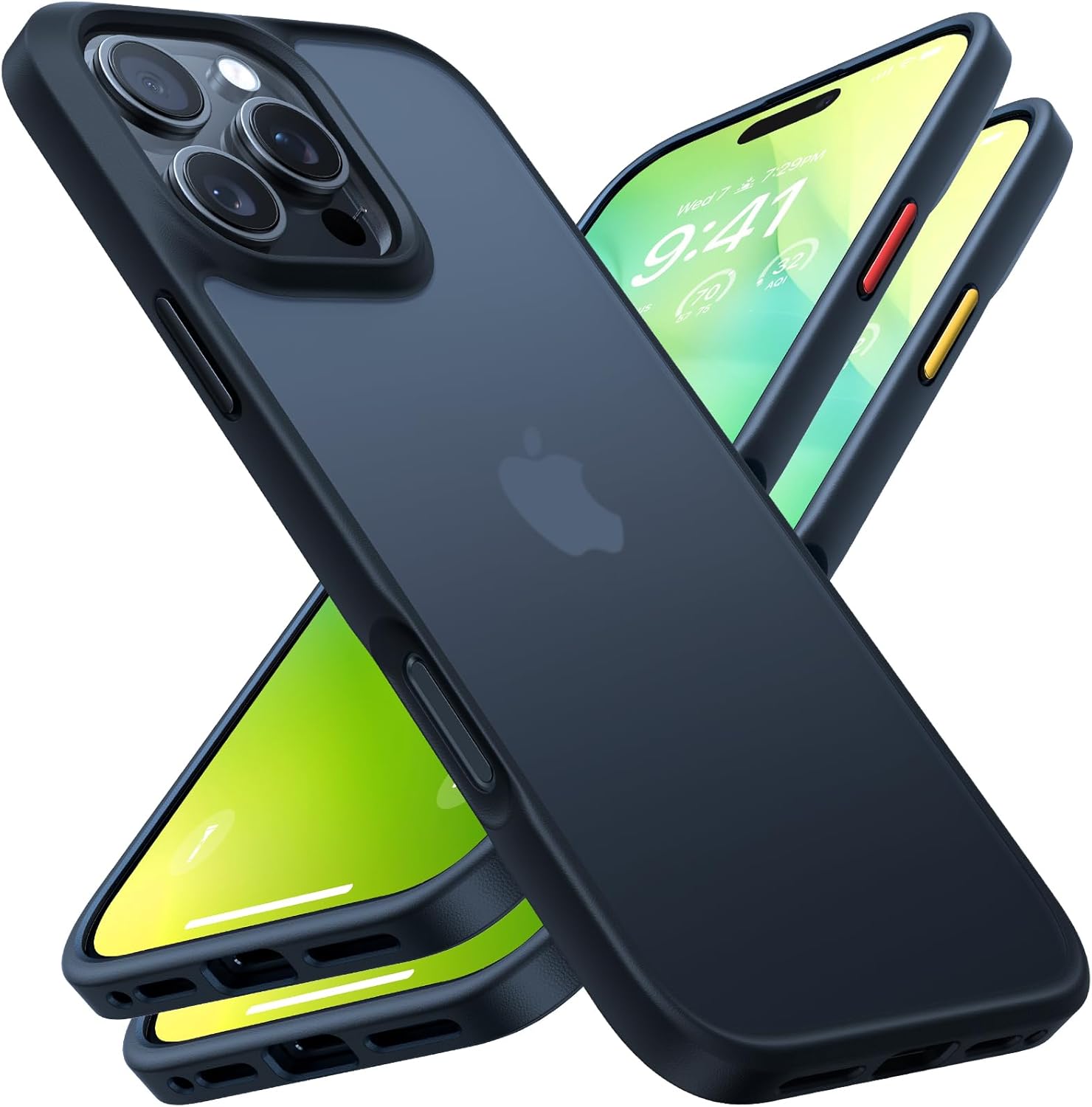 TORRAS Shockproof for iPhone 16 Pro Max Case, 4X Military Grade Drop Proof, Tran...