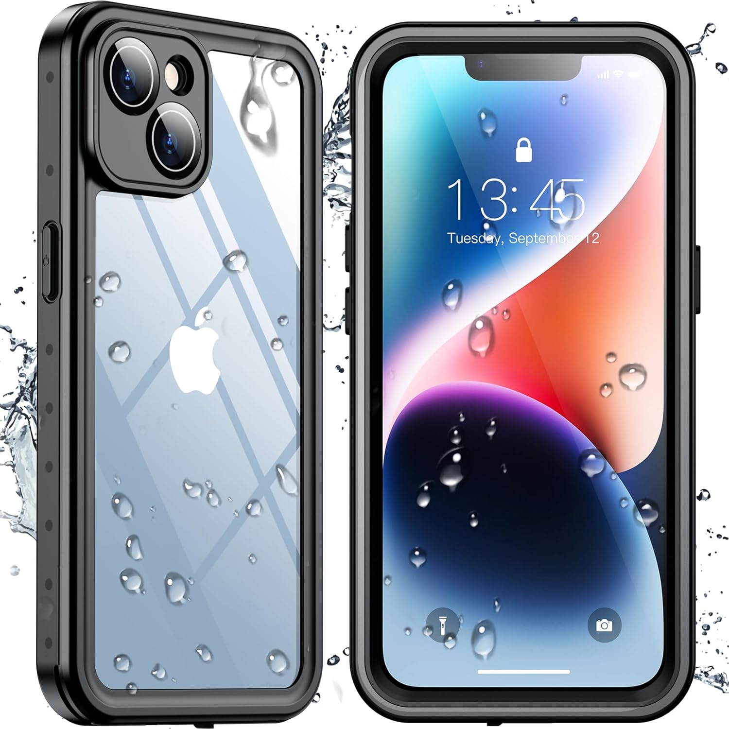 SPIDERCASE for iPhone 14 Case Waterproof, Built-in Lens & Screen Protector, Full...