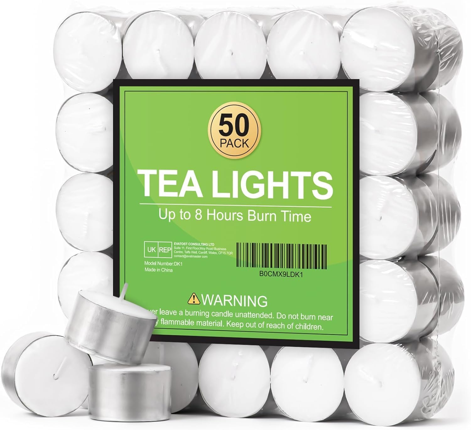 8 Hour Tea Lights Candles, Long Burning Tealights...