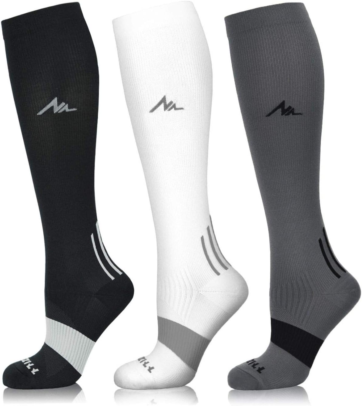 NEWZILL Medical Compression Socks for Women & Men Circulation 20-30 mmHg, Best f...