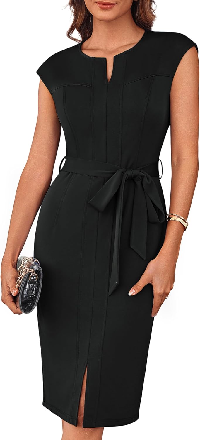 GRACE KARIN Women's Wear to Work Dresses Cap Sleeve Bodycon Midi Business Casual...