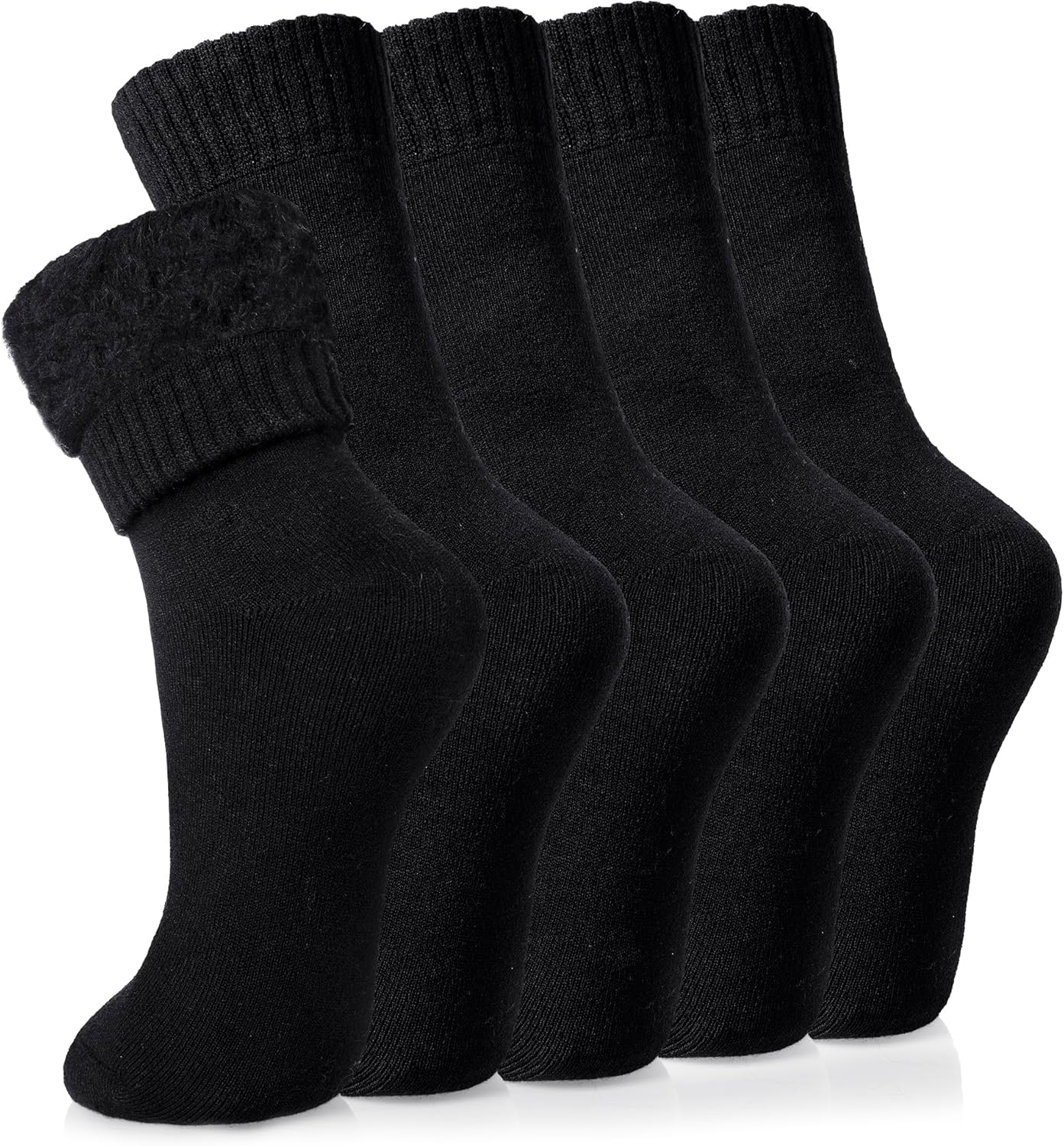 Velice Winter Warm Thermal Socks for Women Extra Thick Insulated Heated Crew Boo...