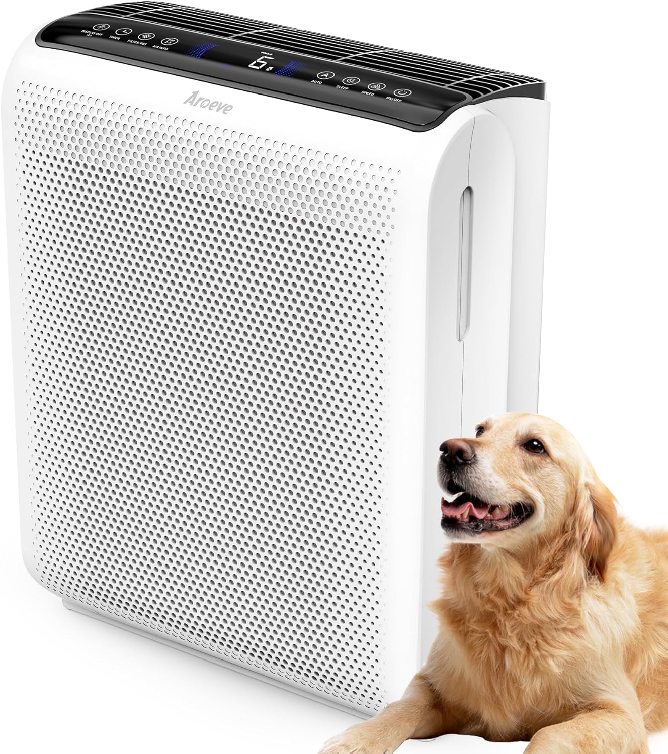 AROEVE Air Purifiers For Home Large Room Up to 1504 Sq Ft with Air Quality Senso...