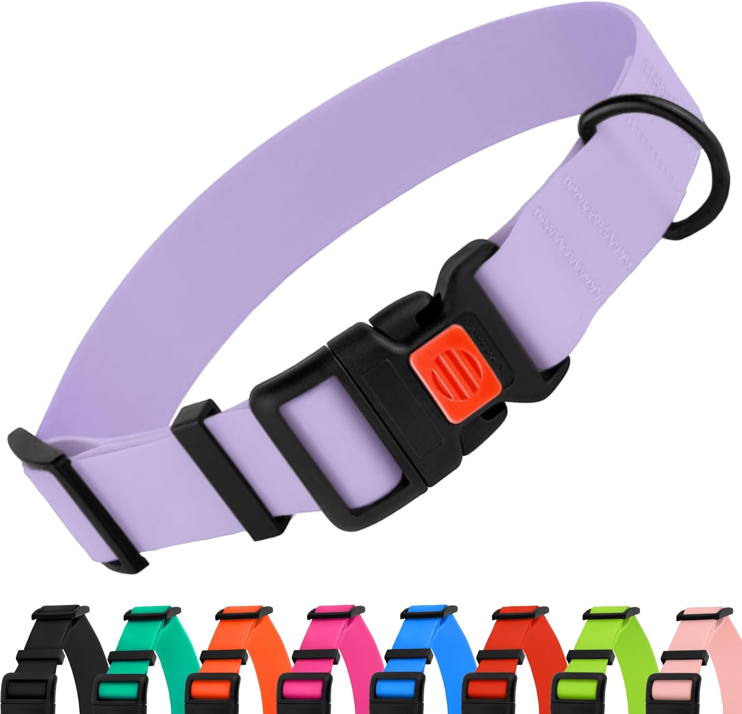 CollarDirect Waterproof Dog Collar - Silicone, Plastic Collar, Odor-Resistant, E...