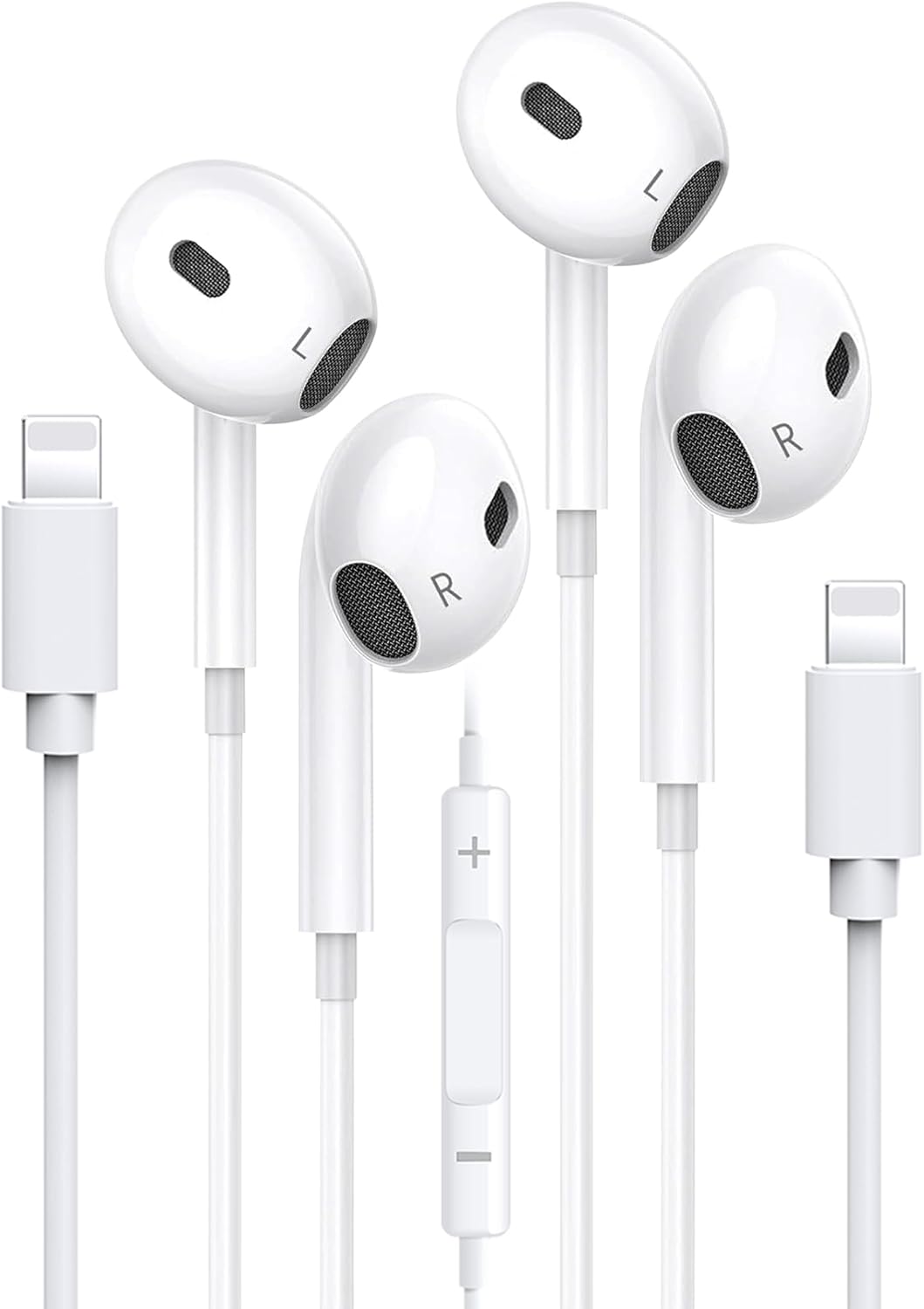 Lightning Headphones, MFi Certified Lightning In-Ear Headphones for iPhone Stere...