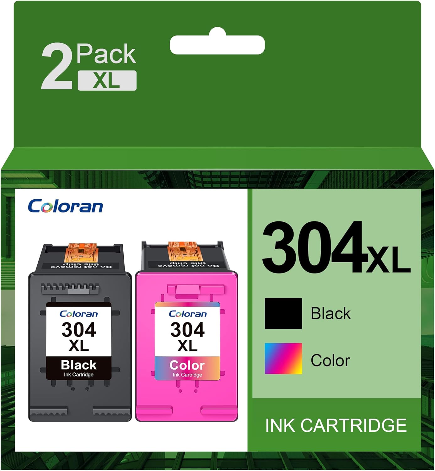 Coloran 304XL Printer Cartridges Multipack Replacement for HP 304 Cartridges Bla...