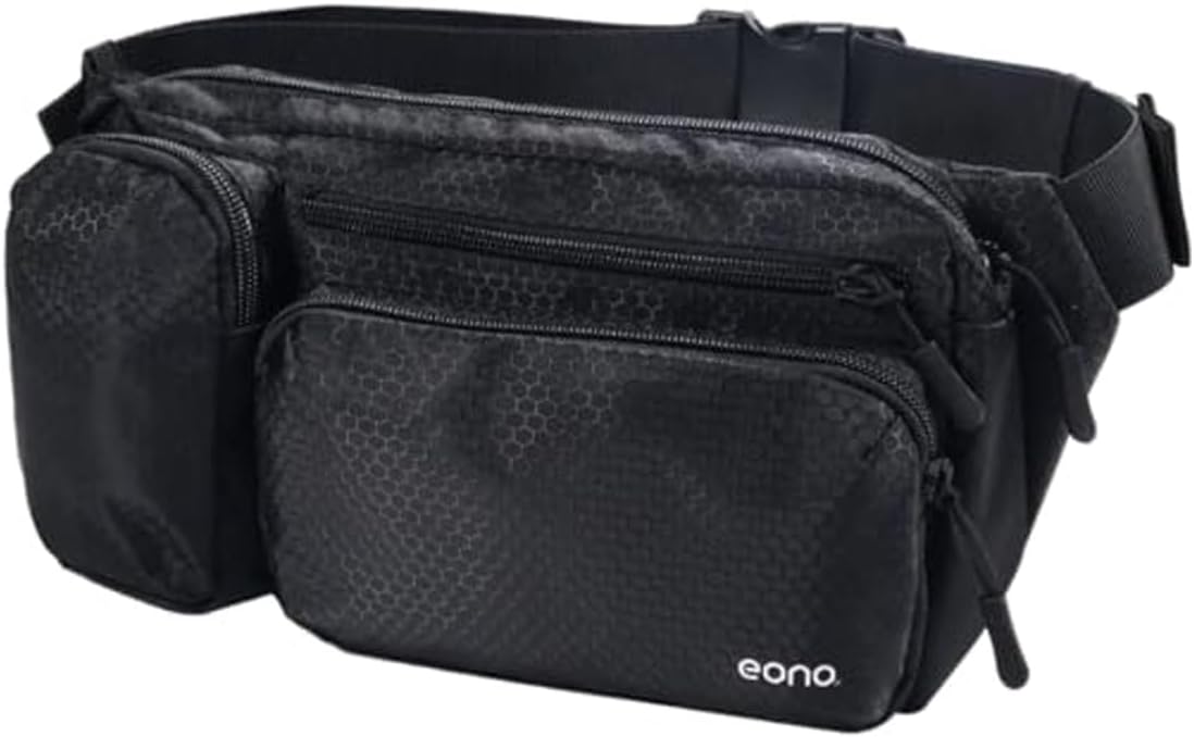 Eono Water Resistant Bum Bag with Multi-Pockets, Large Capacity Waist Fanny Pack...