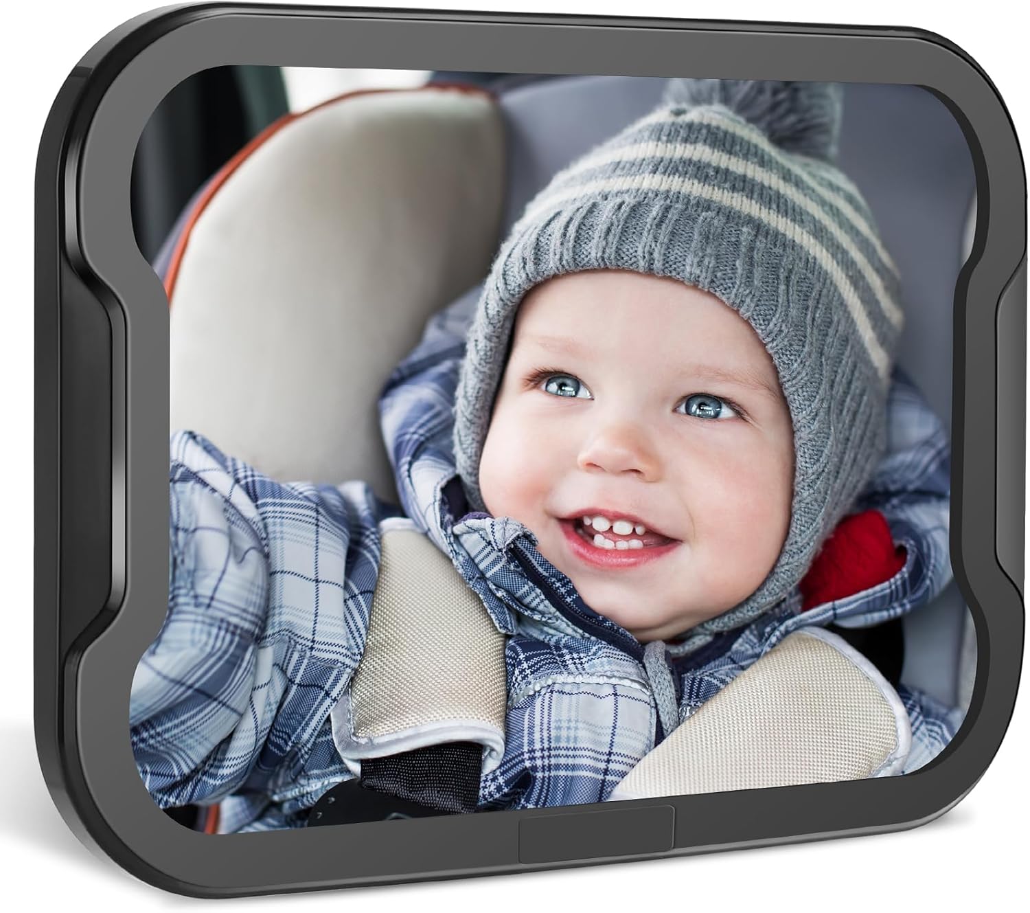 Zacro Baby Car Mirror - 360° Fully Adjustable Shat...
