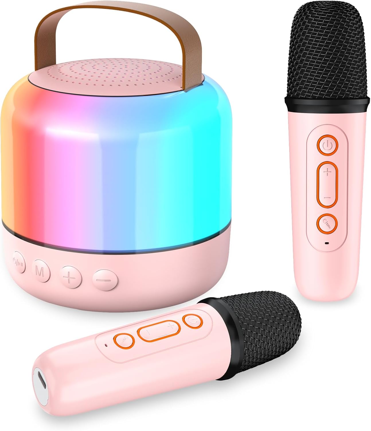Karaoke Machine for Kids with 2 Microphones, Girls Toys Portable Kids Karaoke Ma...