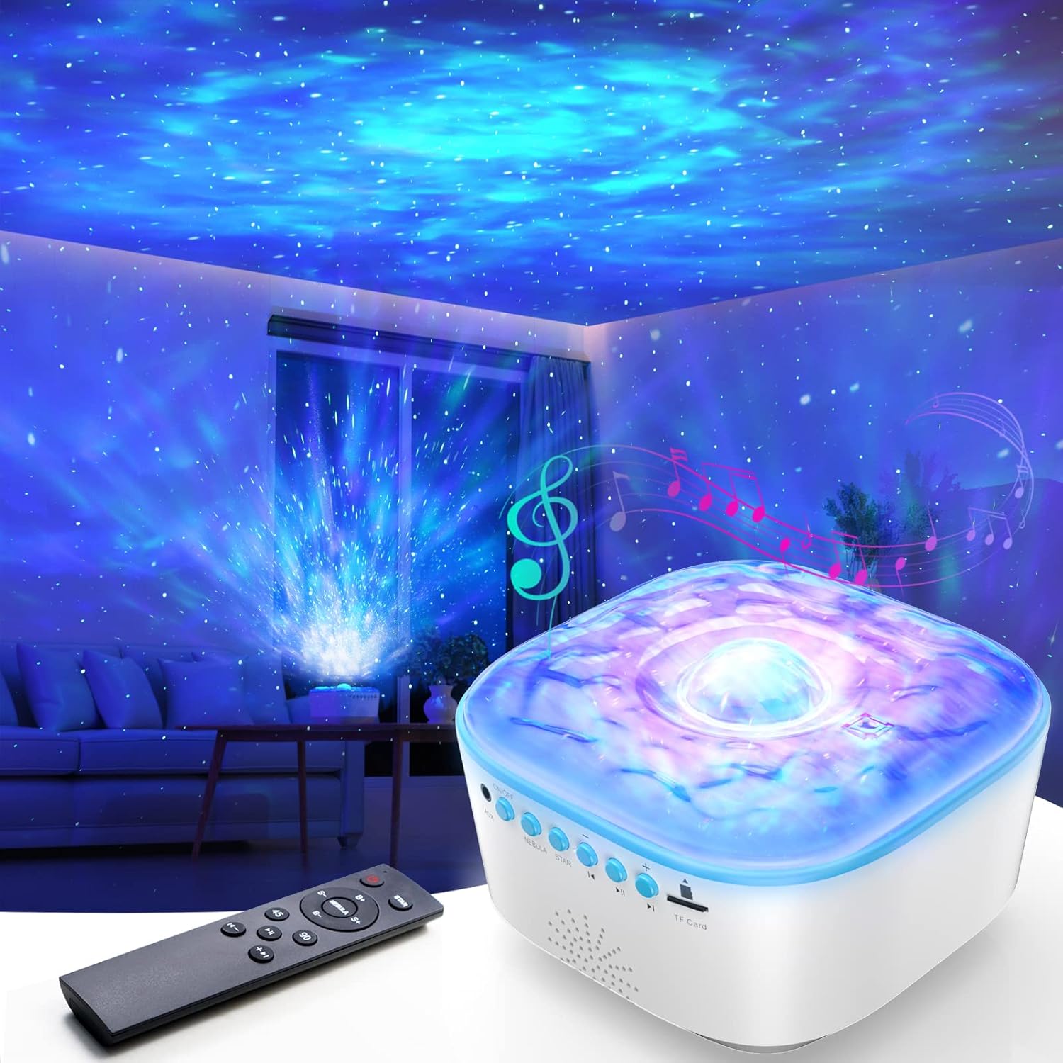 Bozhihong Galaxy Projector, Star Projector Night L...