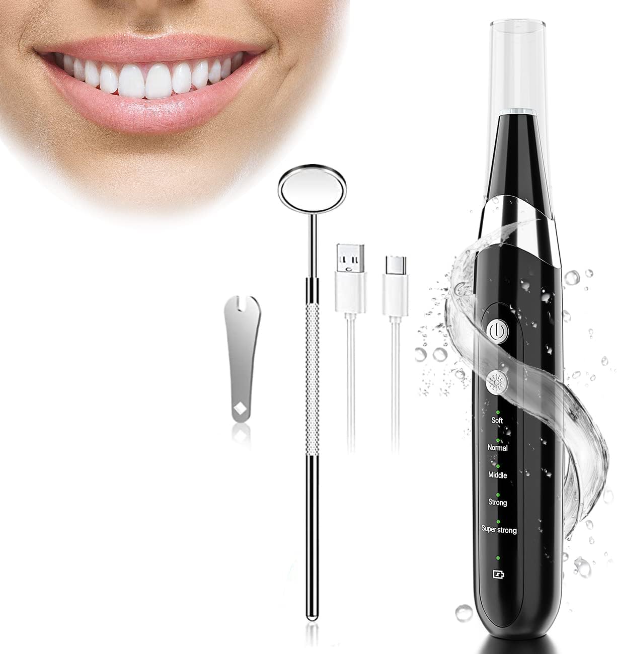 Hangsun Premium Plaque Remover for Teeth Kit with...