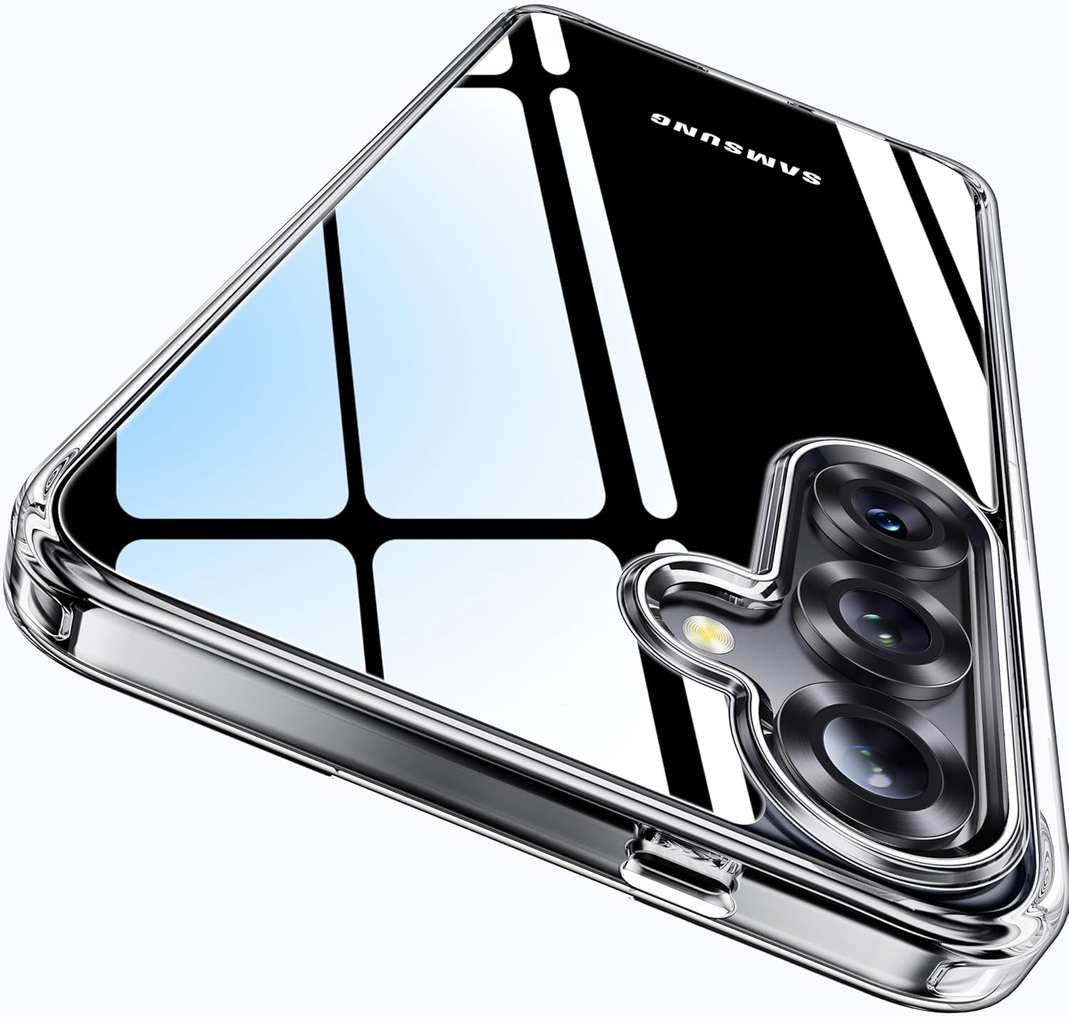 CASEKOO Crystal Clear for Samsung S25 Case [Never Yellow] [Military Grade Protec...