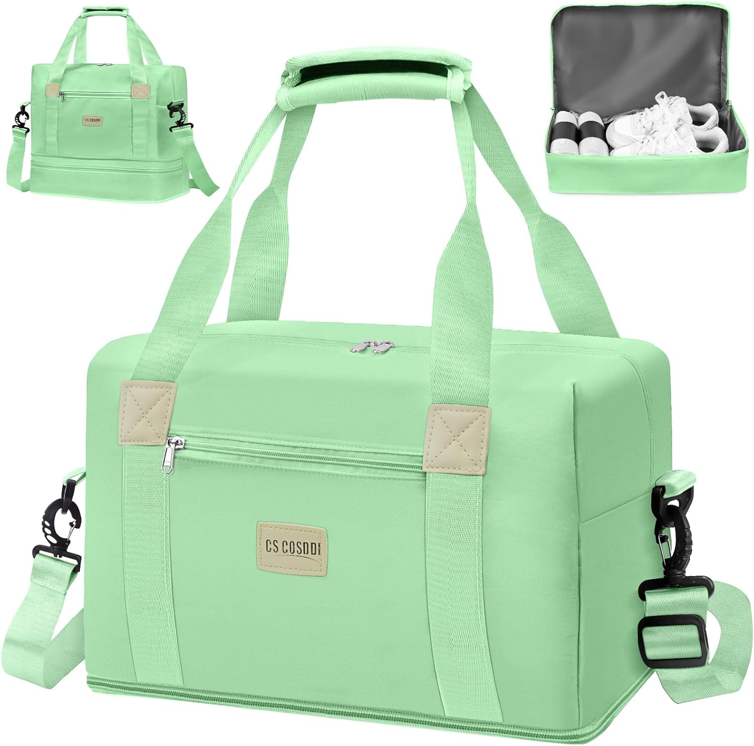 CS COSDDI Designed for Ryanair Cabin Bag 40x20x25 Underseat Carry-ons Bag, Expan...