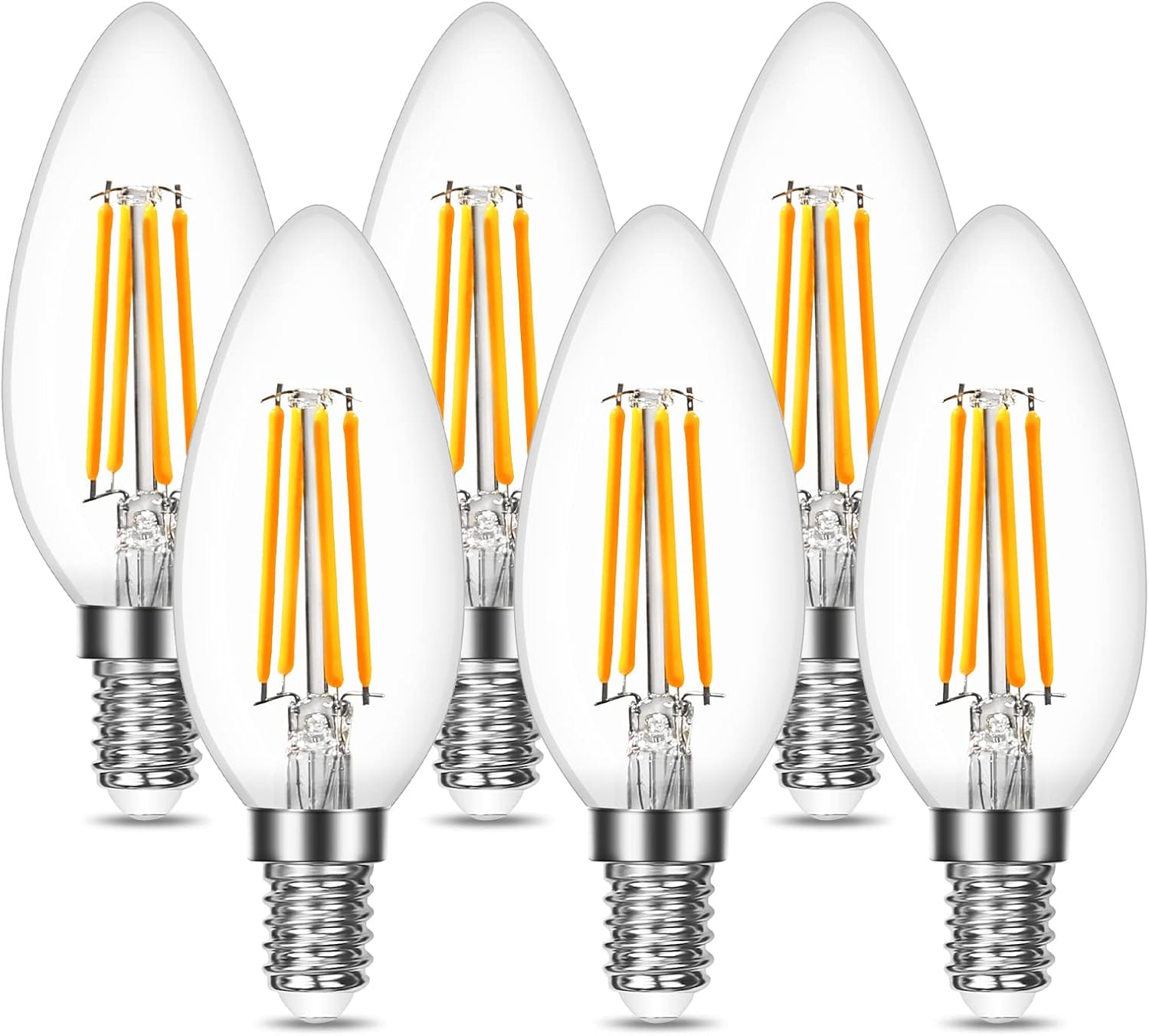 Lepro E14 LED Light Bulb, LED Candle Bulbs Small S...