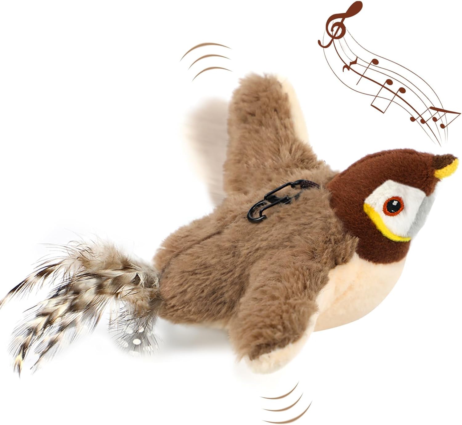 Nepfaivy Cat Toys Flapping Bird - Interactive Catn...