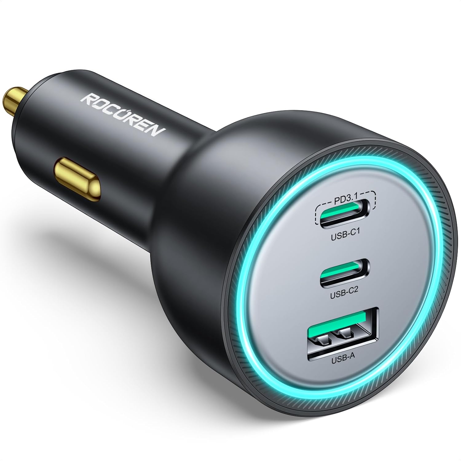 Rocoren PD3.1 140W USB C Car Charger - Super Fast Charging for MacBook Pro, Lapt...