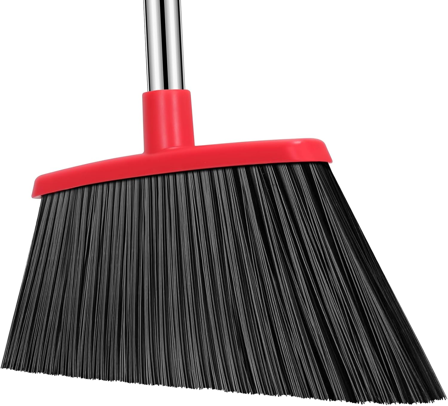 Heavy Duty Broom, 55 Inch Long Handle Outdoor Large Angle Brooms, Commercial Bro...