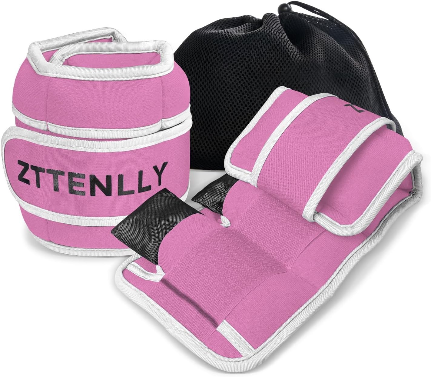 Adjustable Ankle Weights for Women Men and Kids | 1 Pair 5 10 15 18 20 Lbs Leg W...