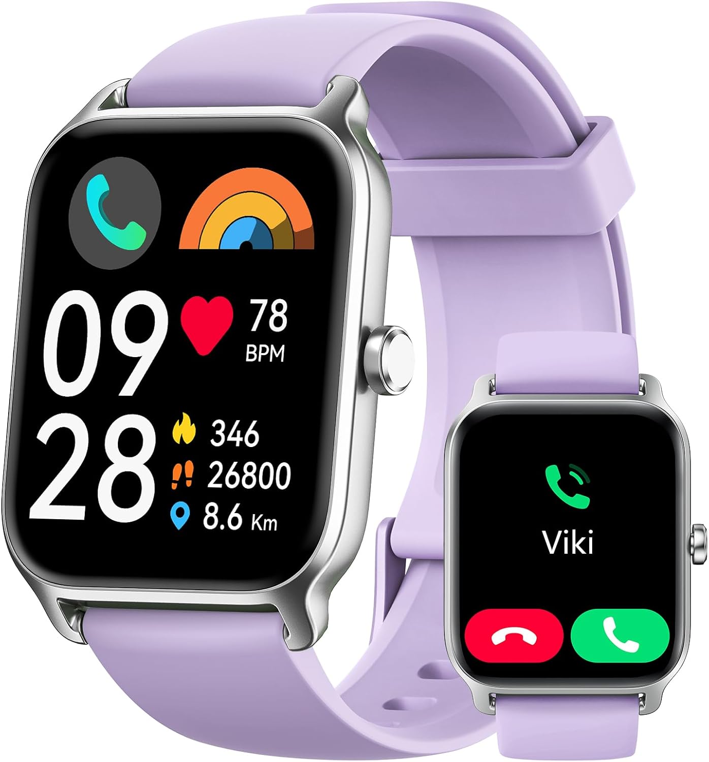 Smart Watch for Men Women, Answer/Make Calls, Alexa Built-in, [1.8"HD Screen] Sm...