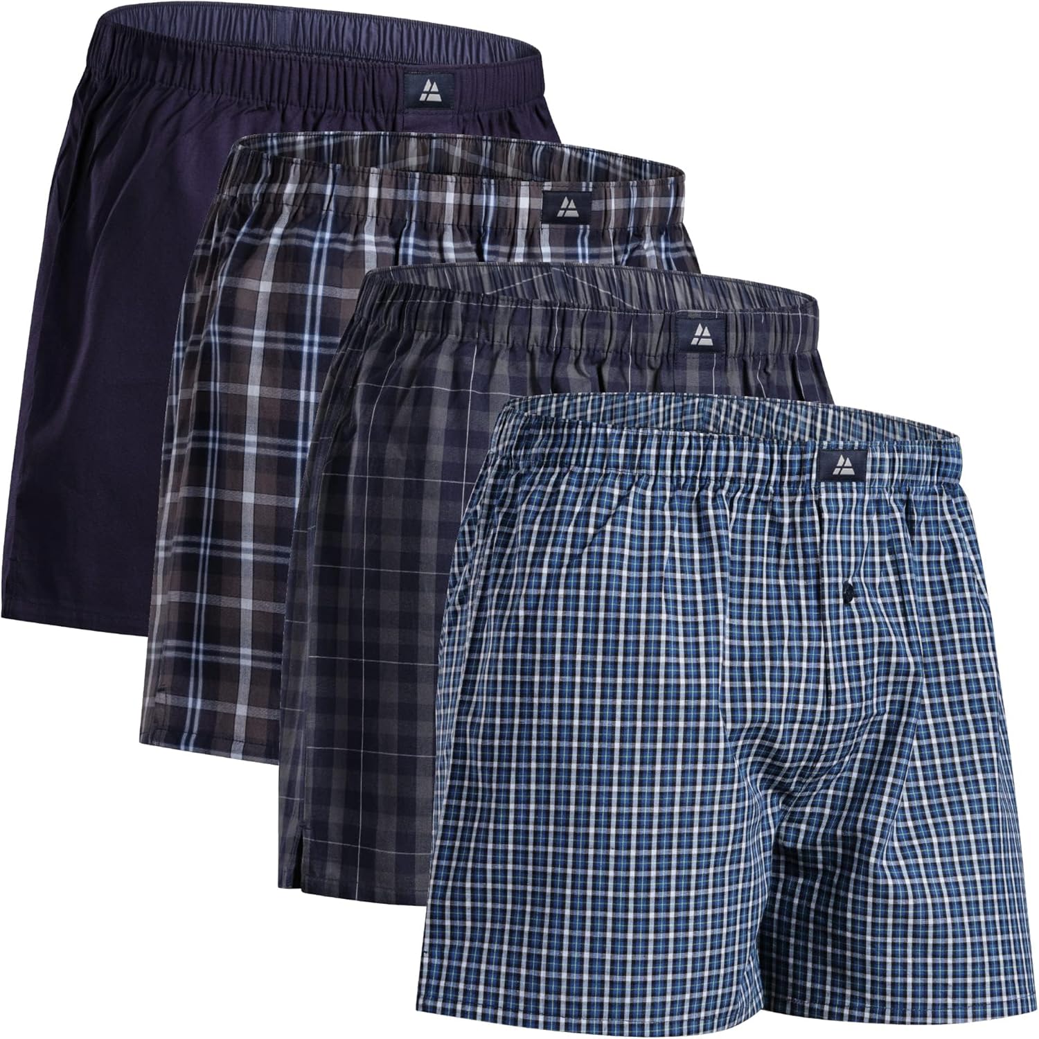 DANISH ENDURANCE Woven Boxers for Men, Cotton Boxer Shorts, Loose Fit, Premium O...