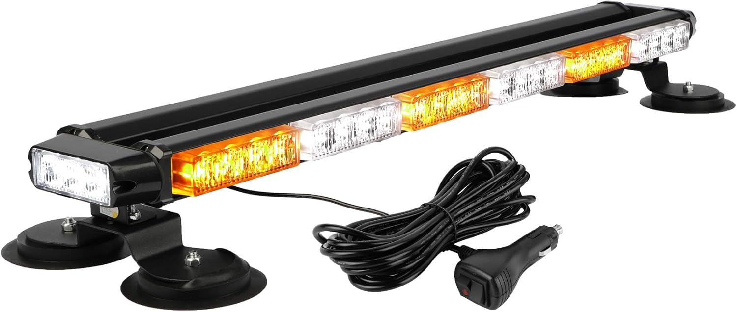 ASPL 29.5" 54 LED Strobe Light Bar Double Side Flashing High Intensity Emergency...