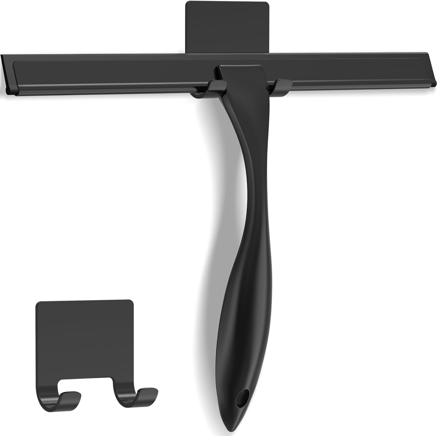 All-Purpose Stainless Steel Shower Squeegee for Shower Glass Door with Adhesive...