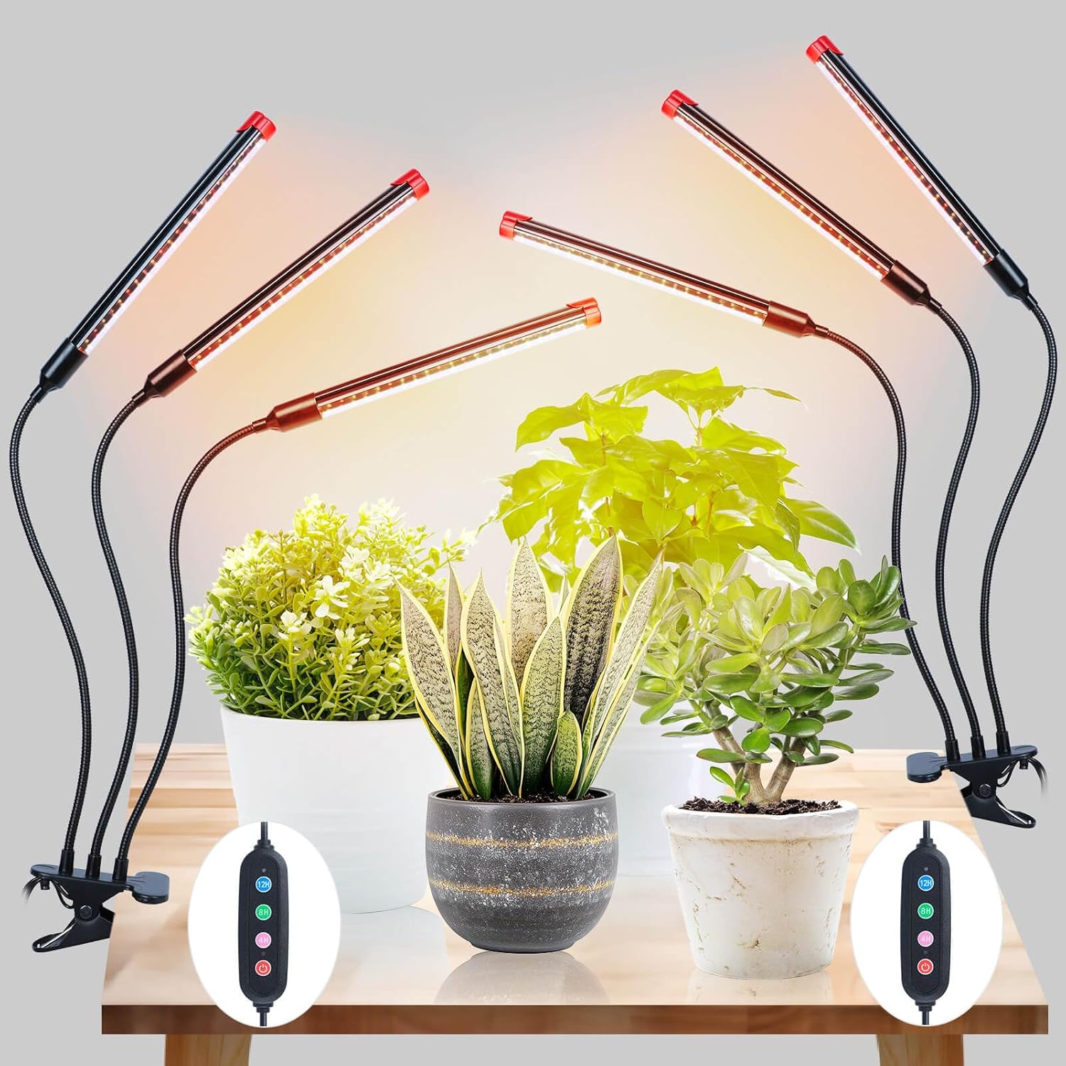 Grow Lights for Indoor Plants Full Spectrum, LED Plant Lights, 3000k/5000k/660nm...