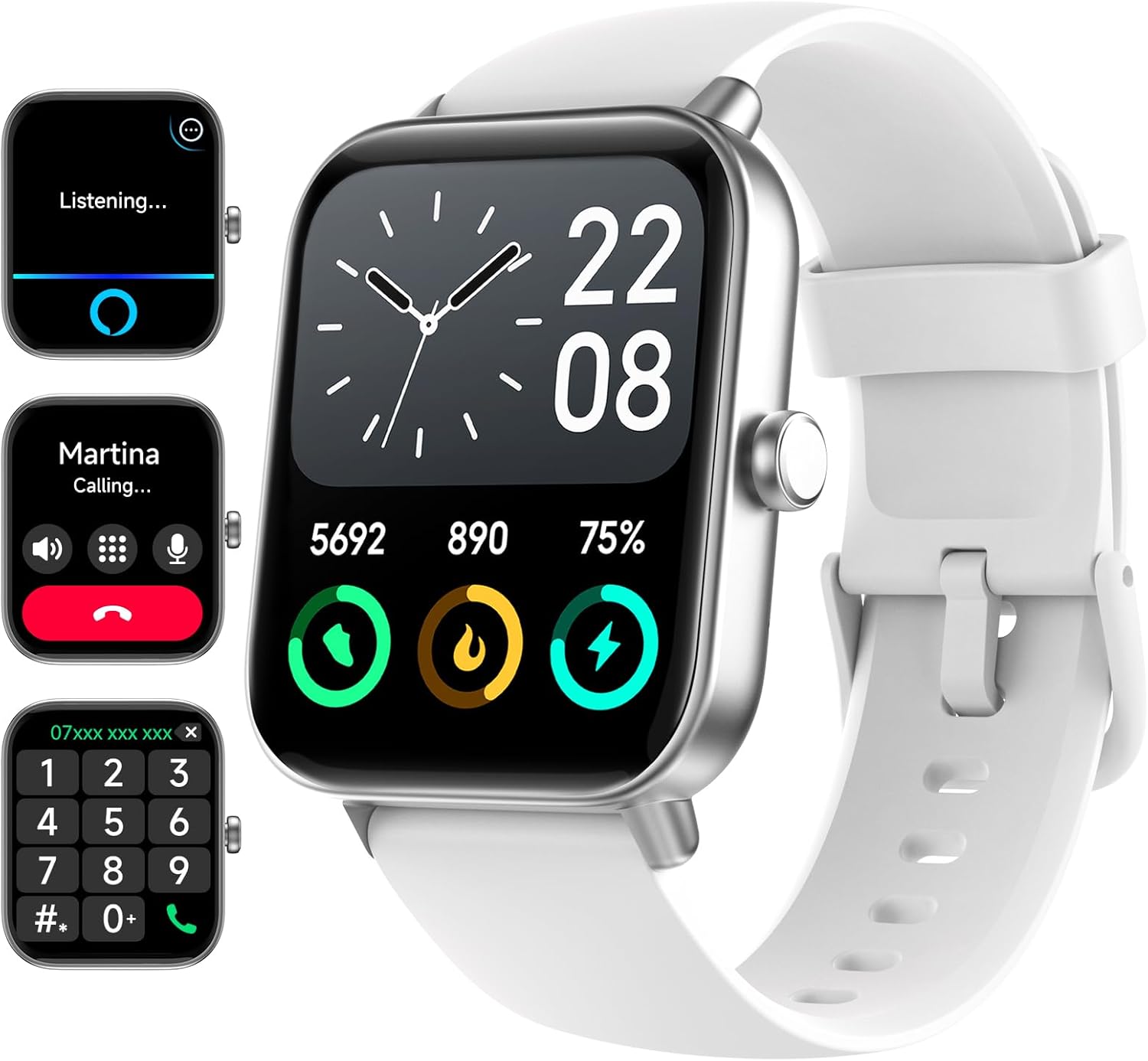 Smart Watch for Men Women - Fitness Tracker [Alexa Built-in & IP68 Waterproof ]...