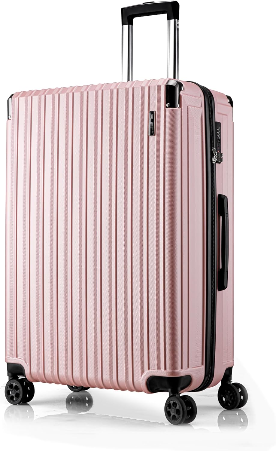 FLIEE Large Suitcase Hard Shell | Aluminum Telescopic Handle | TSA 3 Digit Combi...