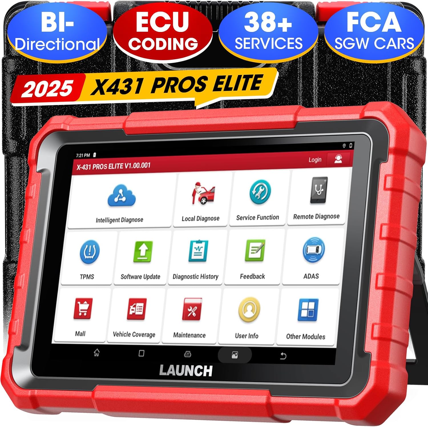 LAUNCH X431 PROS Elite 2025 New Bidirectional Scan Tool, 38+ Services, ECU Codin...