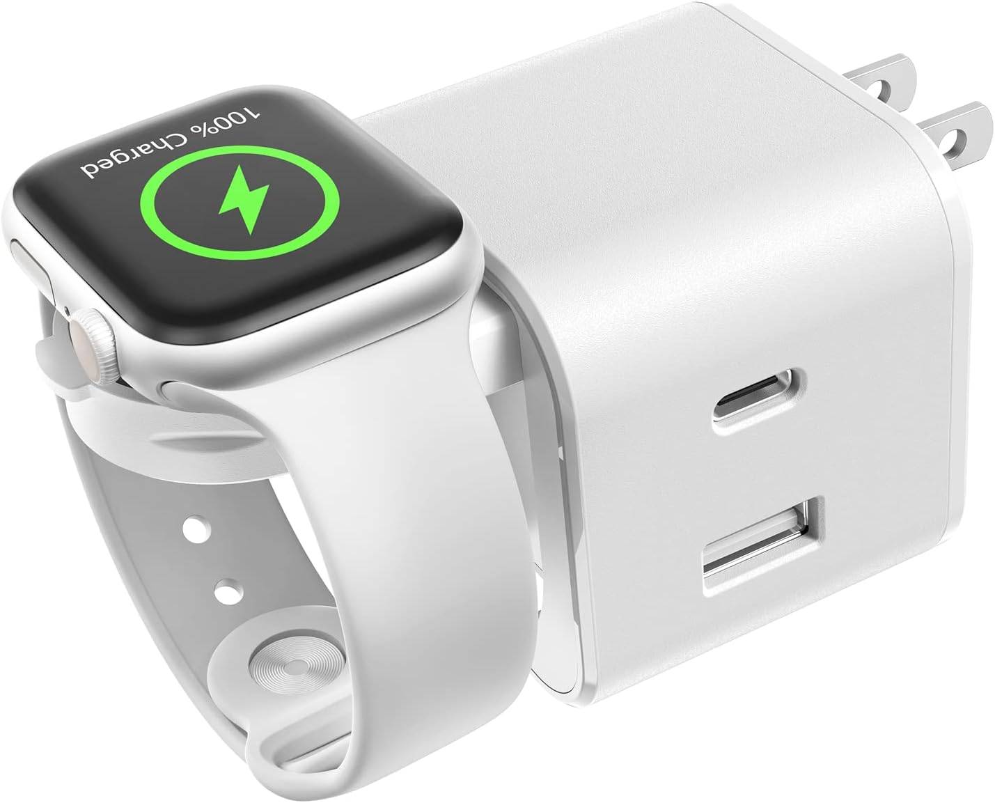 36W for Apple Charging Block with Built-in Watch Charger, Foldable PD Fast Charg...