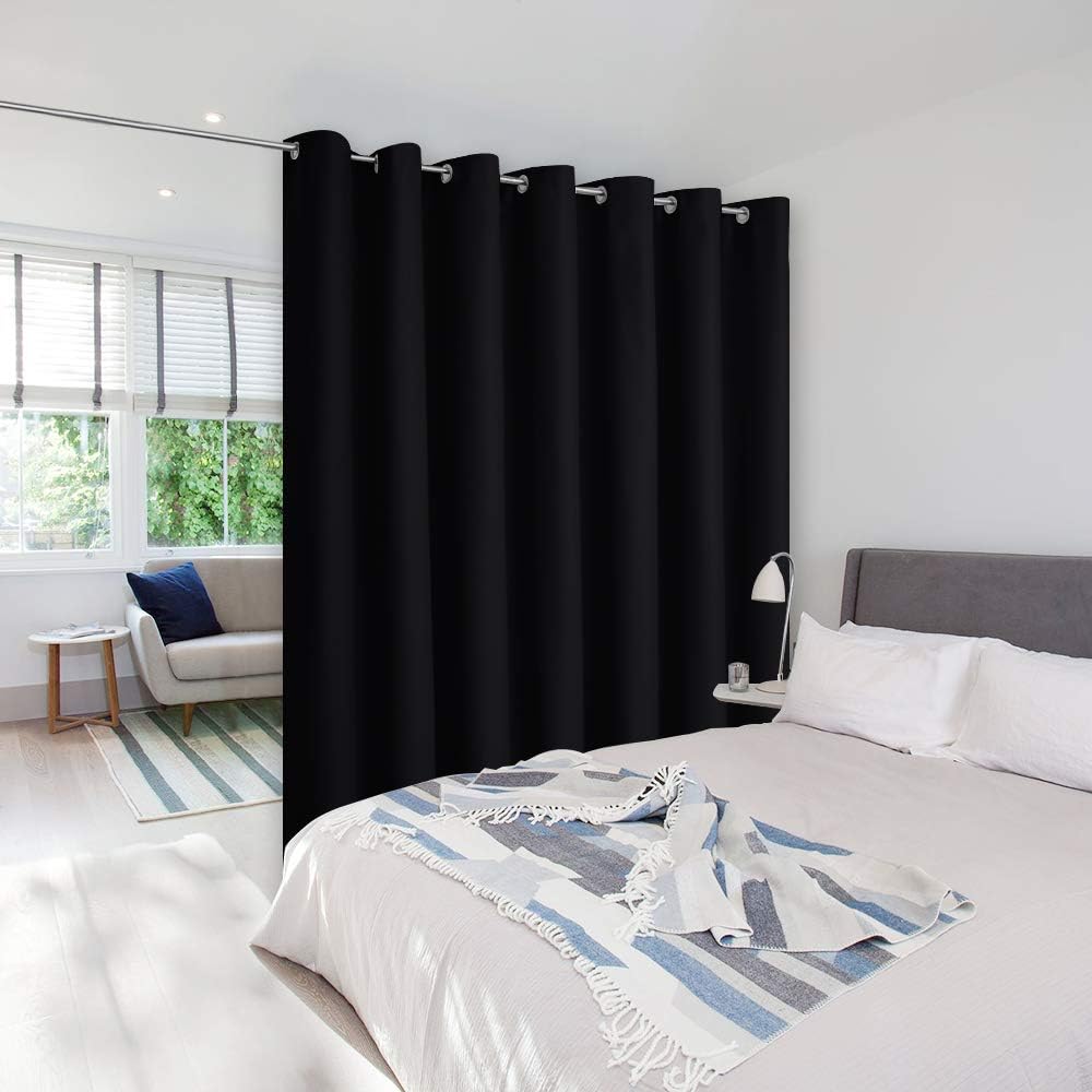 NICETOWN Halloween Room Separating Divider 132" Long, Room Divider Curtain Scree...
