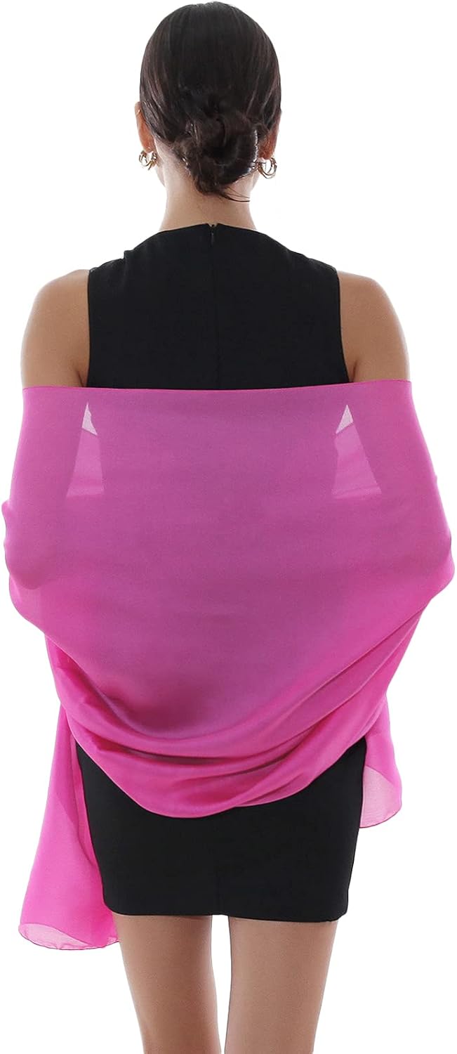 RIIQIICHY Ladies Scarf Pashmina Shawls and Wraps for Women Wedding Shawl for Eve...