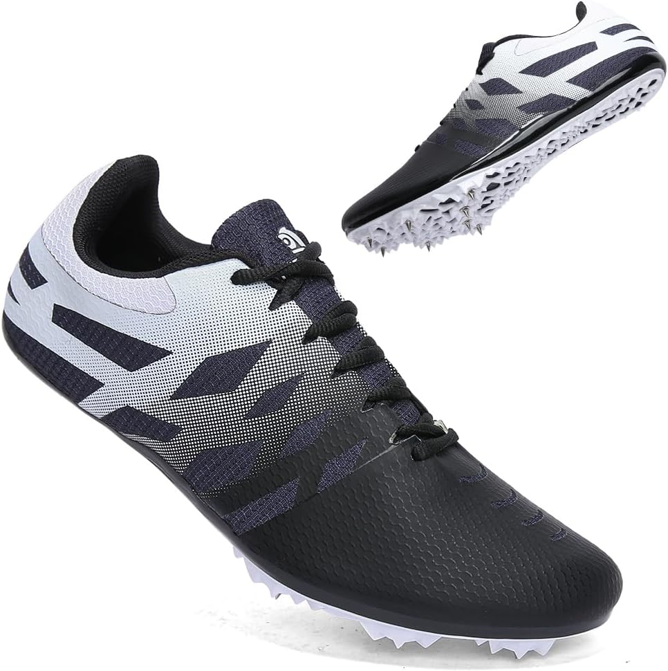 THESTRON Men Women Kids Track and Field Shoes Professional 8 Spikes Running Raci...