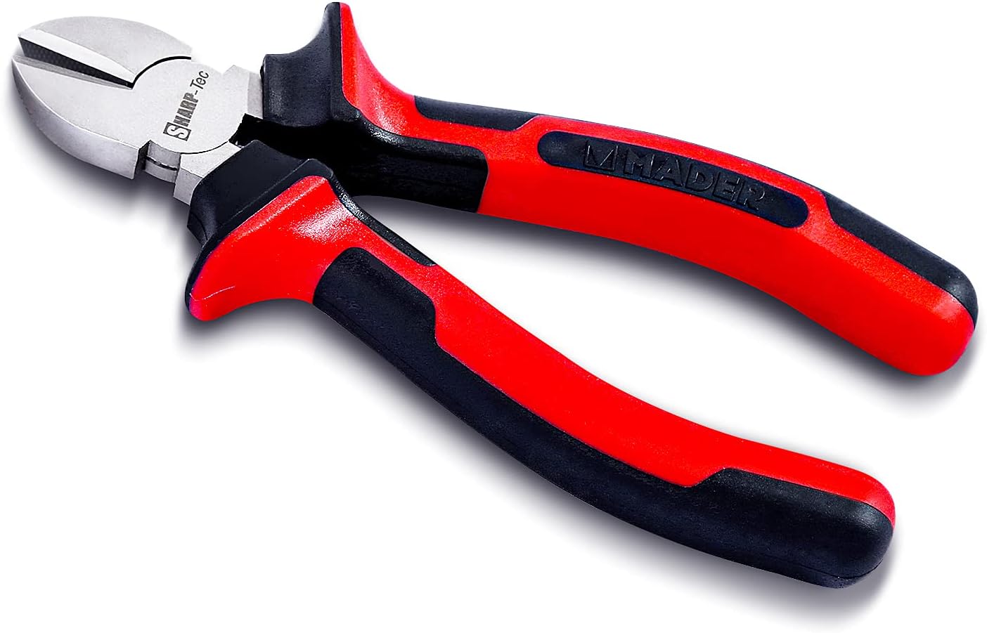 Sharp-Tec Diagonal Cutting Pliers, 160mm Precision Wire Cutters with Anti-Slip H...