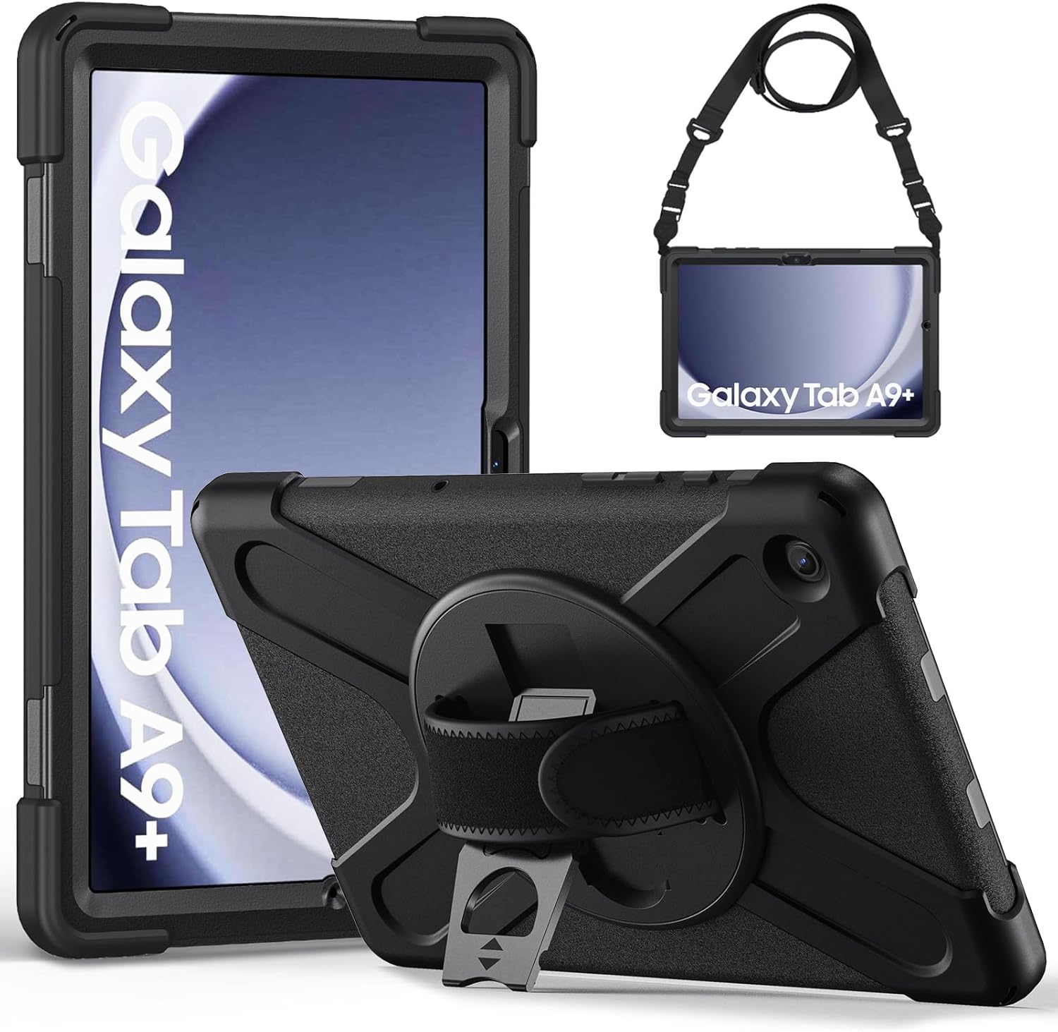 Gerutek for Samsung Galaxy Tab A9 Plus/Tab A9+ Case Shockproof, SM-X210/X216/X21...