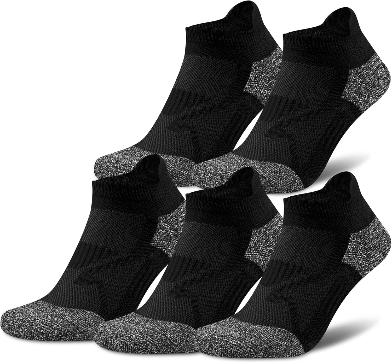 Gonii Compression Athletic Socks Cushioned Anti-Blister Comfort Fit Ankle Socks...