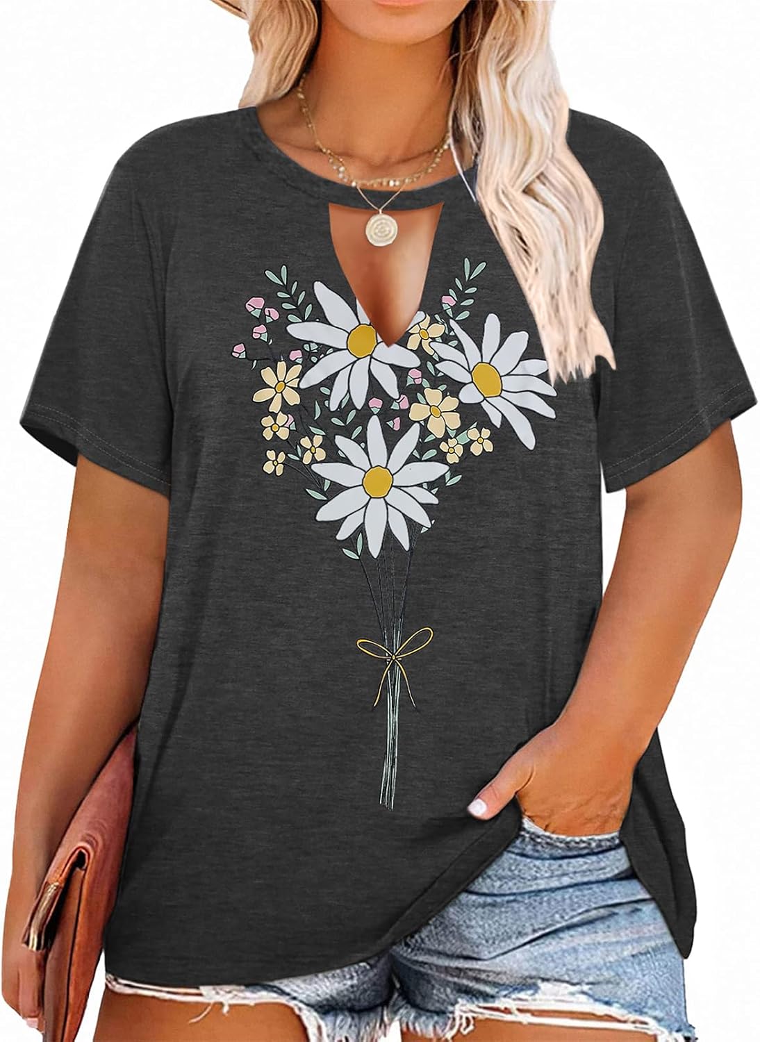 Plus Size Smooth As Tennessee Whiskey Shirt Women Keyhole Sexy V Neck Country Mu...