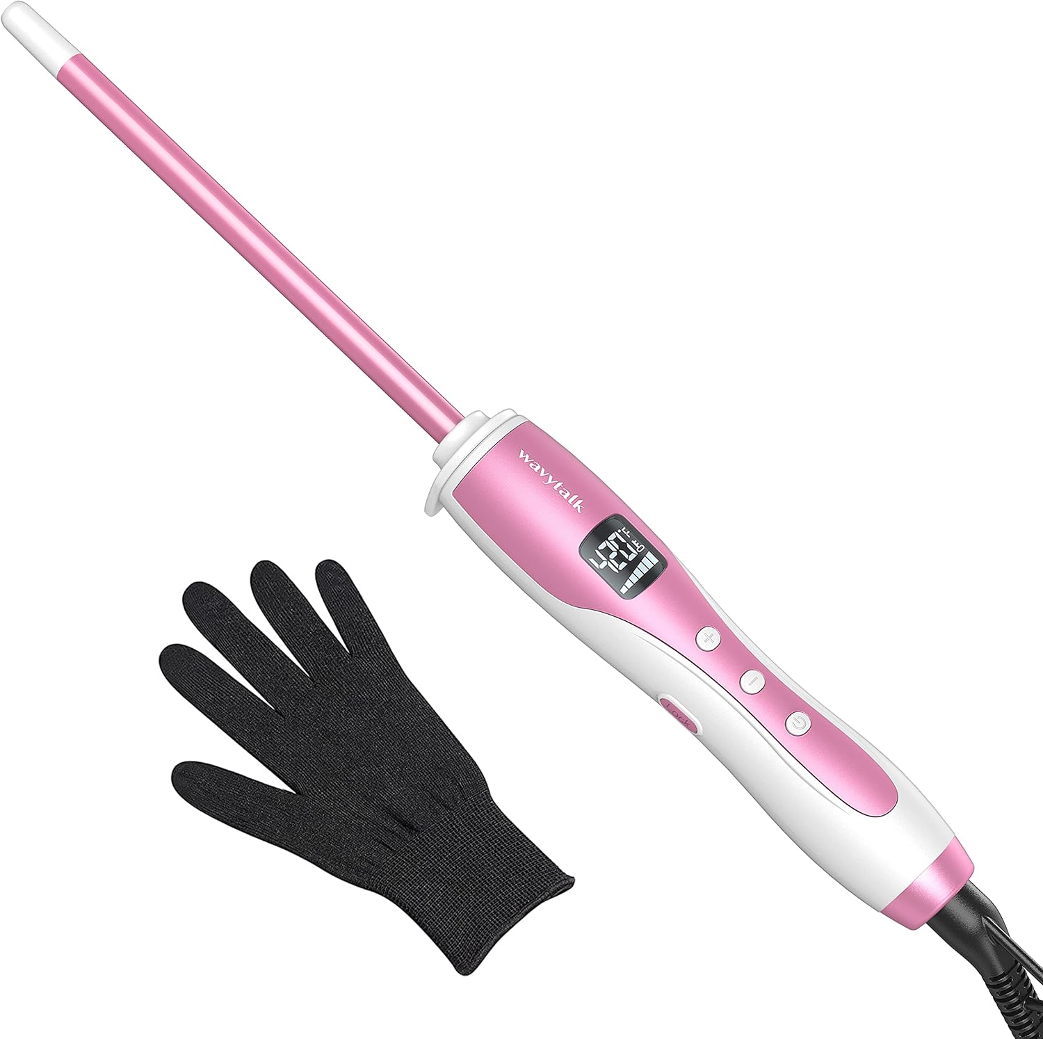 Wavytalk 3/8 Inch Small Curling Wand, Wand Iron fo...