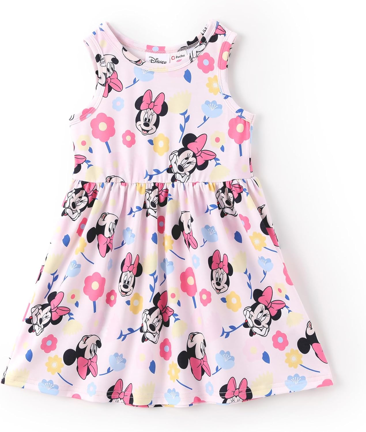 Disney Princess Frozen Elsa Minnie Mouse Girls Dress Sleeveless Casual Summer Ou...