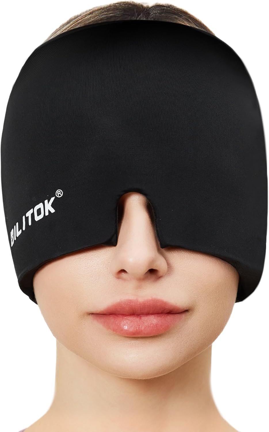 EXQUISLIFE Migraine Headache Relief Cap, Gel Ice Head Wrap, Hot and Cold Therapy...