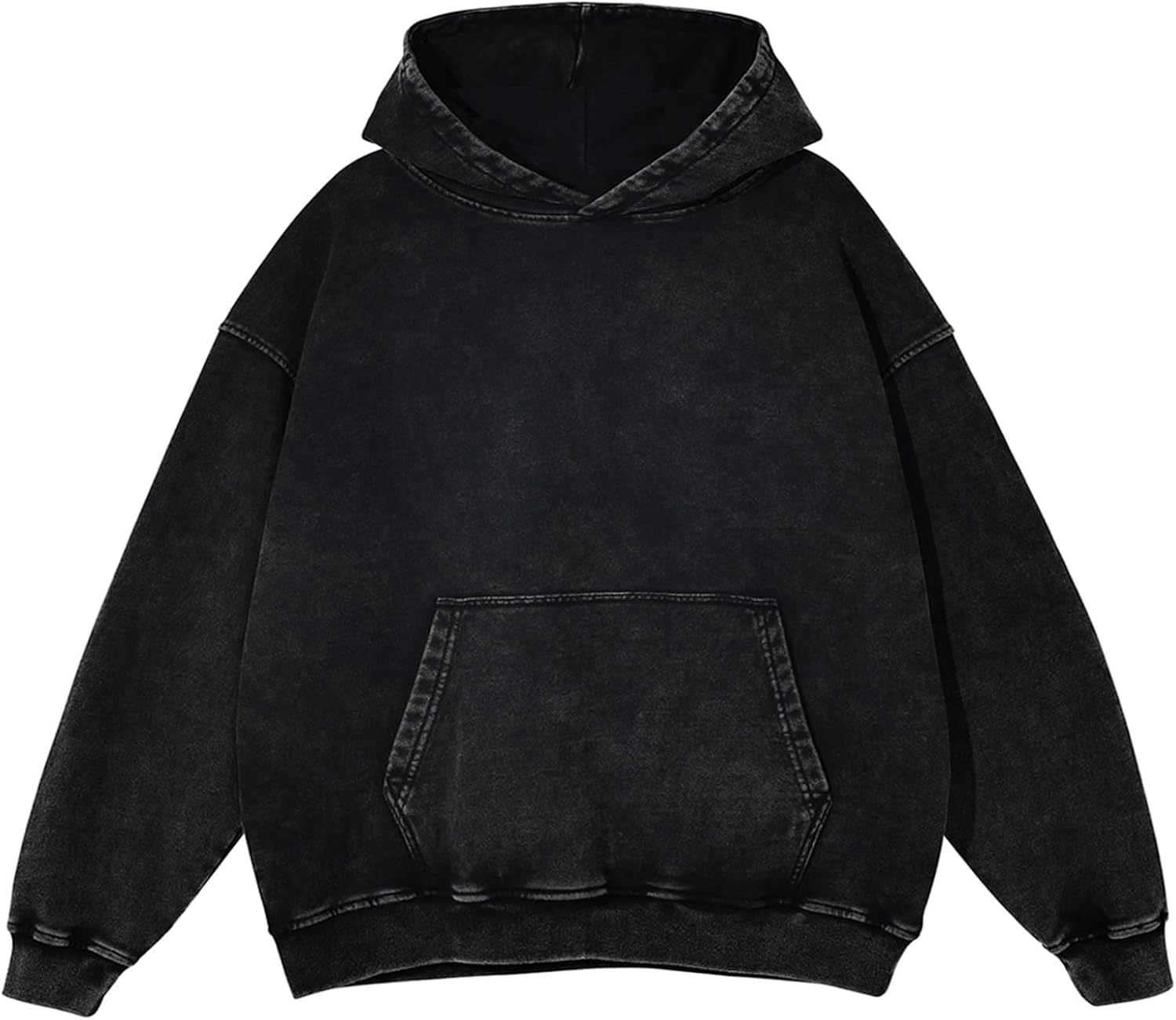 Mens Oversized Hoodies Vintage Hoodie Couples Pullover Acid Wash Hoodies for Men...