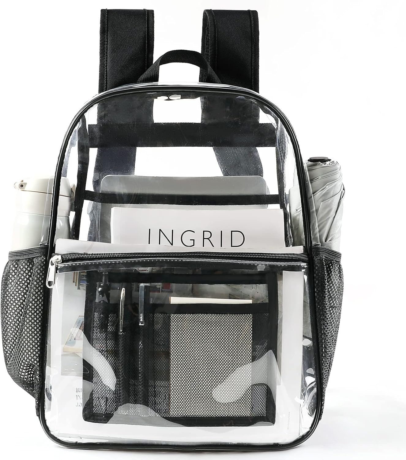 USPECLARE Clear Backpack for Stadium Approved 12×6×12, Water proof Clear Bag for...