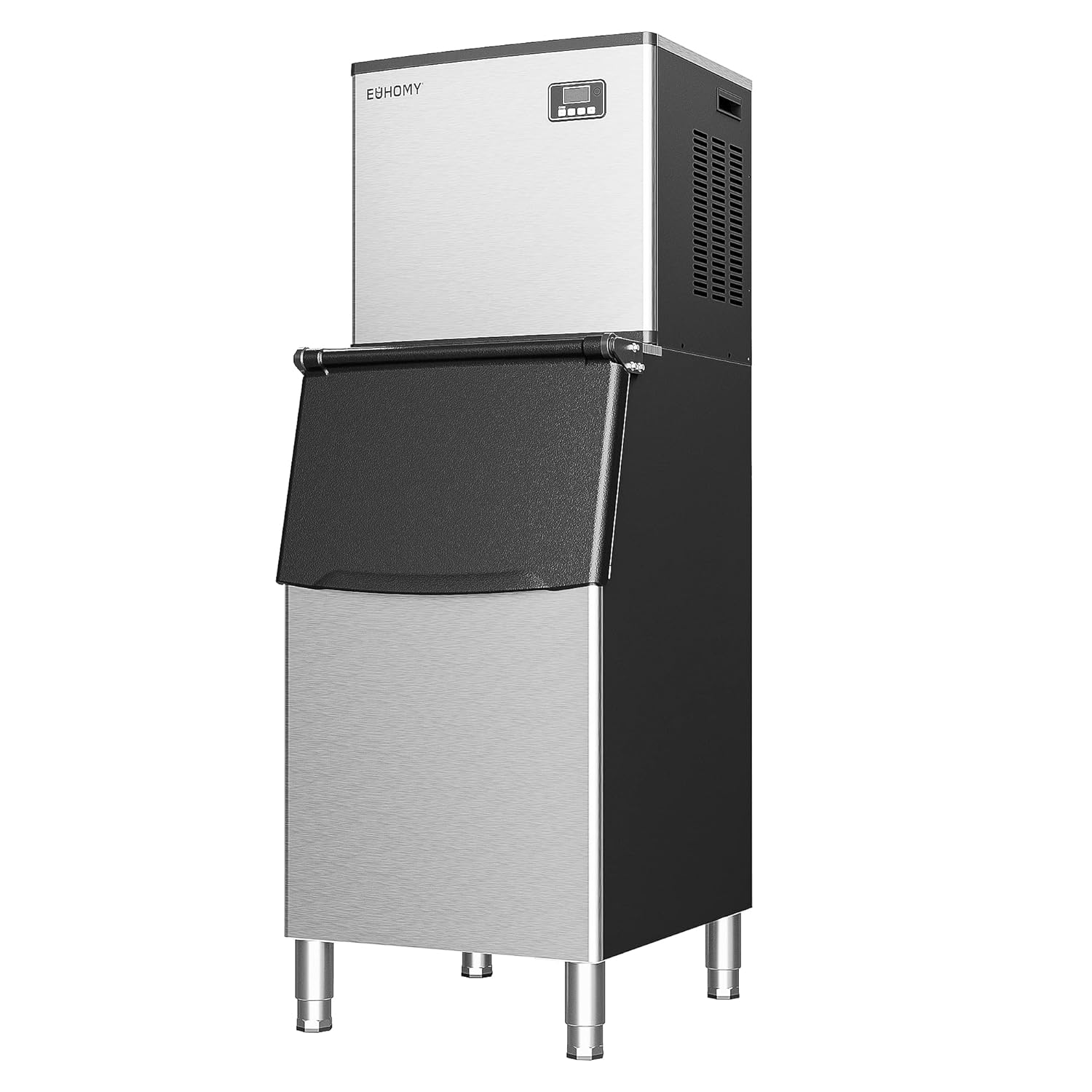 EUHOMY Commercial Ice Maker Machine 400Lbs/24H, SECOP Compressor&ETL Approval, I...