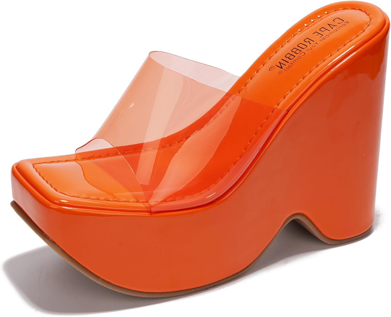 Cape Robbin Pinkki Platform Wedges - Wedges Heels for Women - 6-inch Women Wedge...