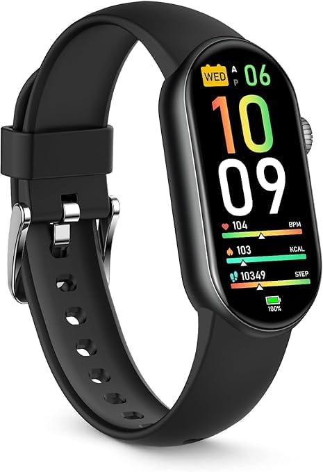 FITVII Ole Fitness Tracker, 1.6'' AMOLED Fitness Watch with 24/7 Heart Rate and...